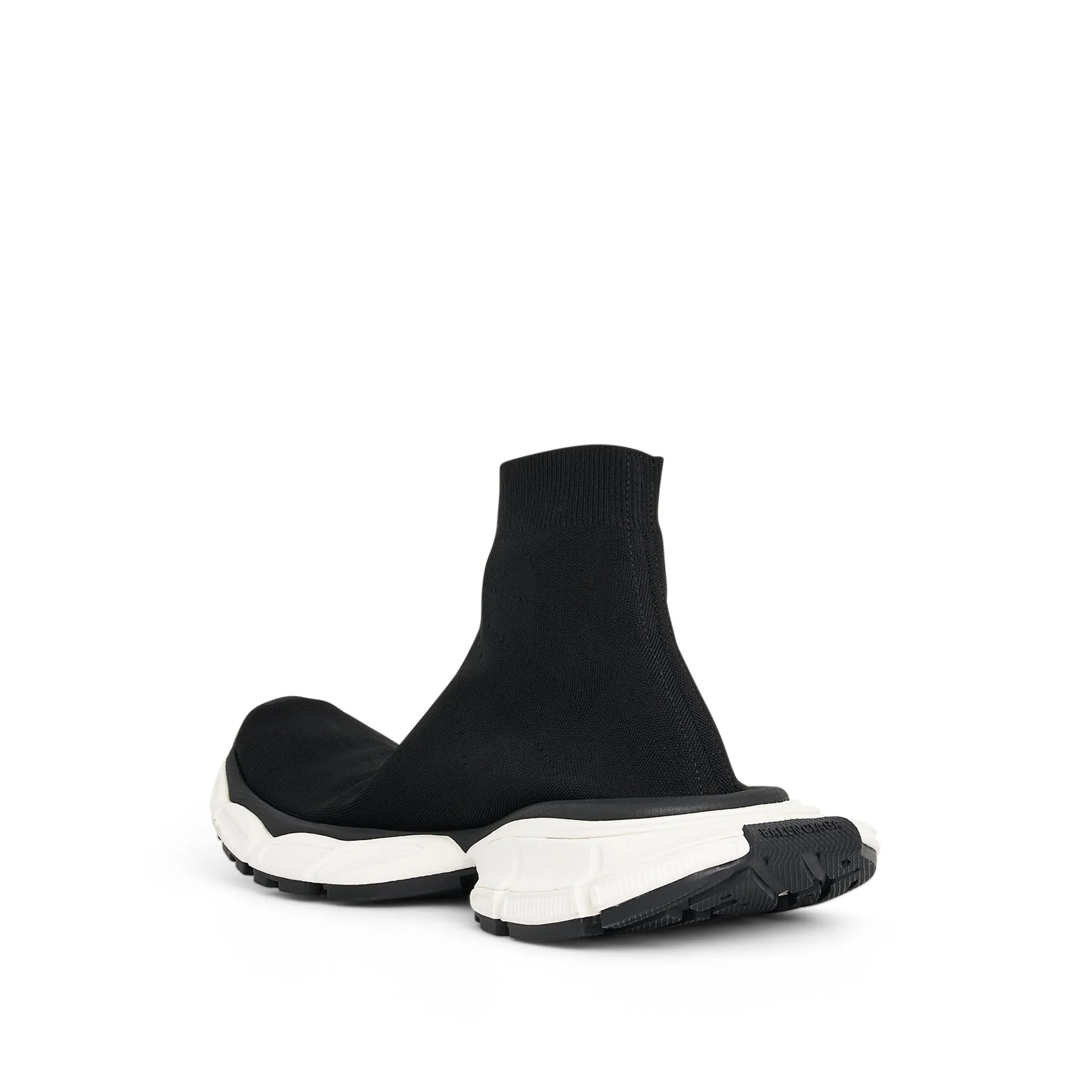 3XL Sock Sneaker in Black/White