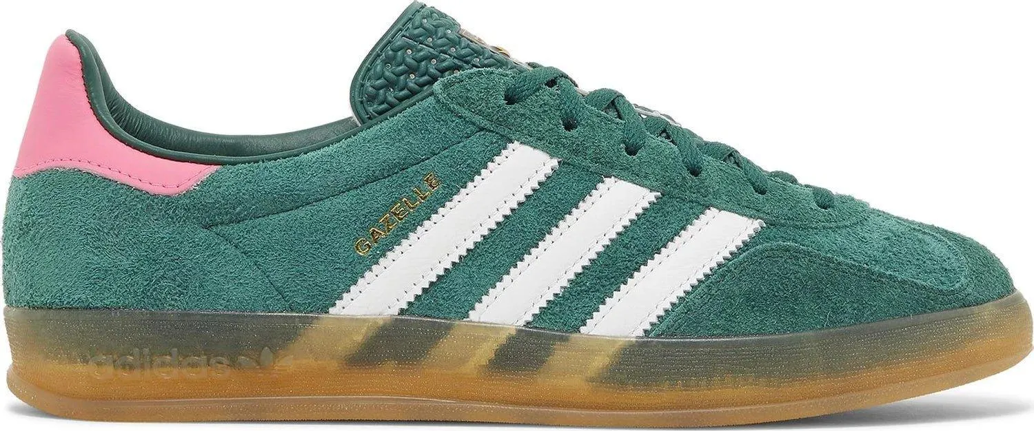 Adidas Gazelle Indoor Collegiate Green Lucid Pink (W)