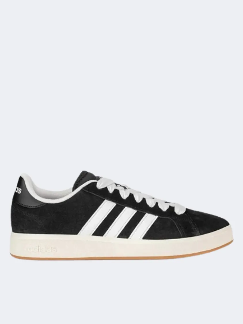 Adidas Grand Court Base 00S Men Sportswear Shoes Black/White/Gum