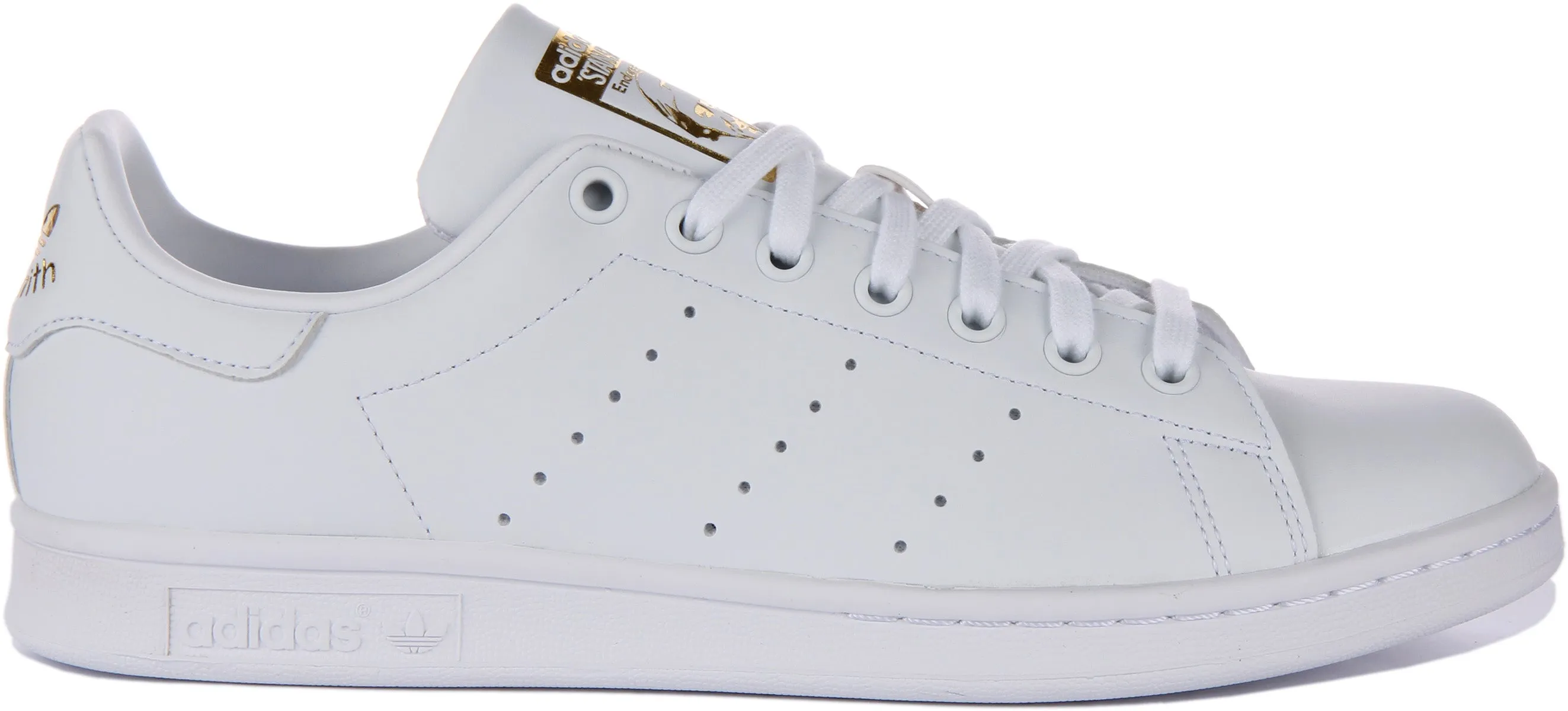 Adidas Stan Smith In White Gold