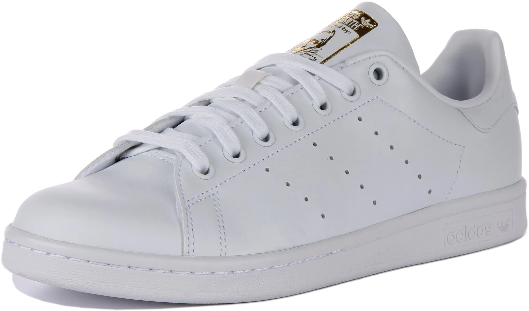 Adidas Stan Smith In White Gold