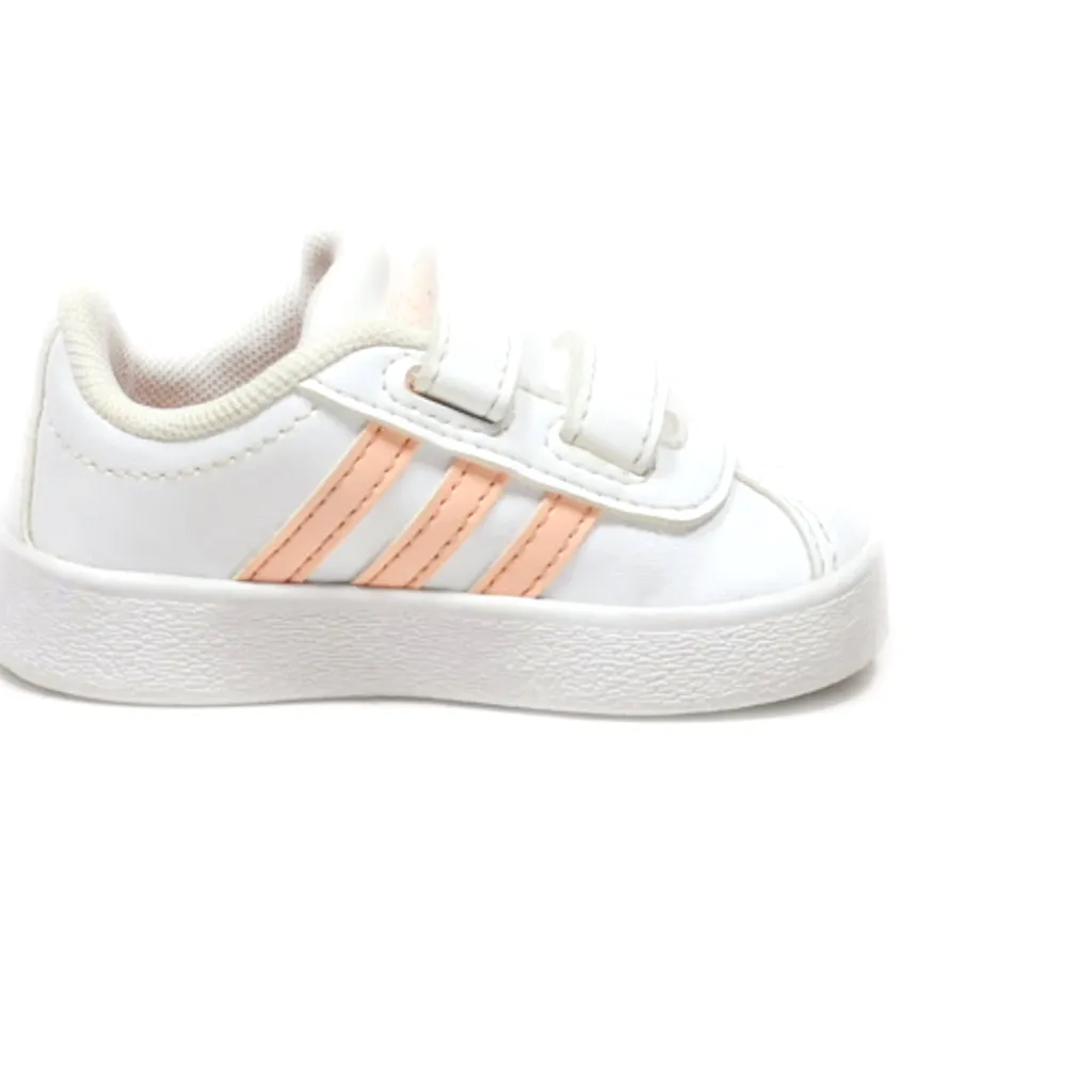 Adidas Tenisice Vl Court 2.0 Crawlers Leather White Colour For Kids