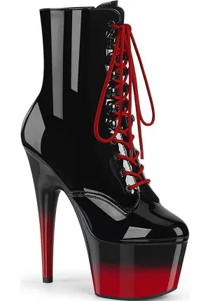 ADORE-1020BR-H [Black Patent/ Red] | PLATFORM BOOTS [PREORDER]