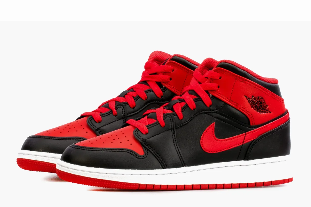 Air Jordan 1 Mid GS 'Alternate Bred'