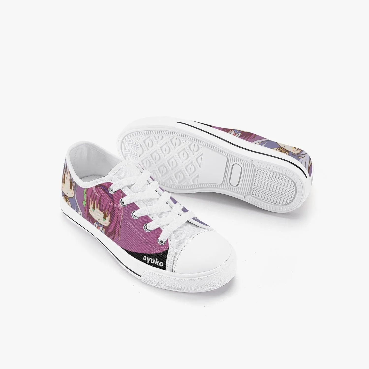 Angel Beats Yuri Kids A-Star Low Anime Shoes