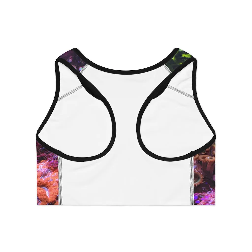 Aquarium Sports Bra (AOP)