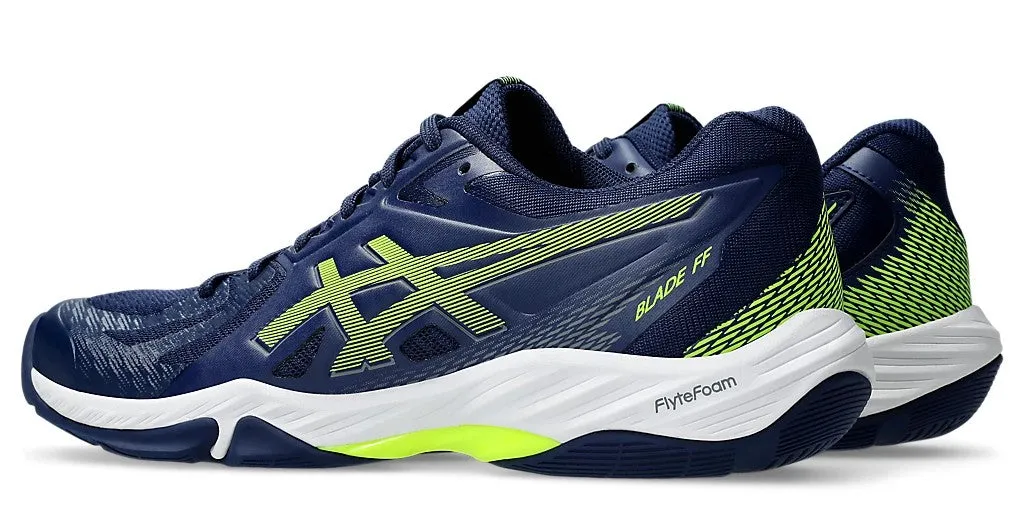 Asics Blade FF Men's Court Shoe  Blue Expanse/Safety Yellow