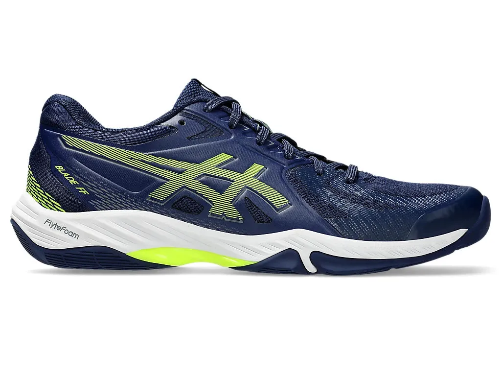 Asics Blade FF Men's Court Shoe  Blue Expanse/Safety Yellow