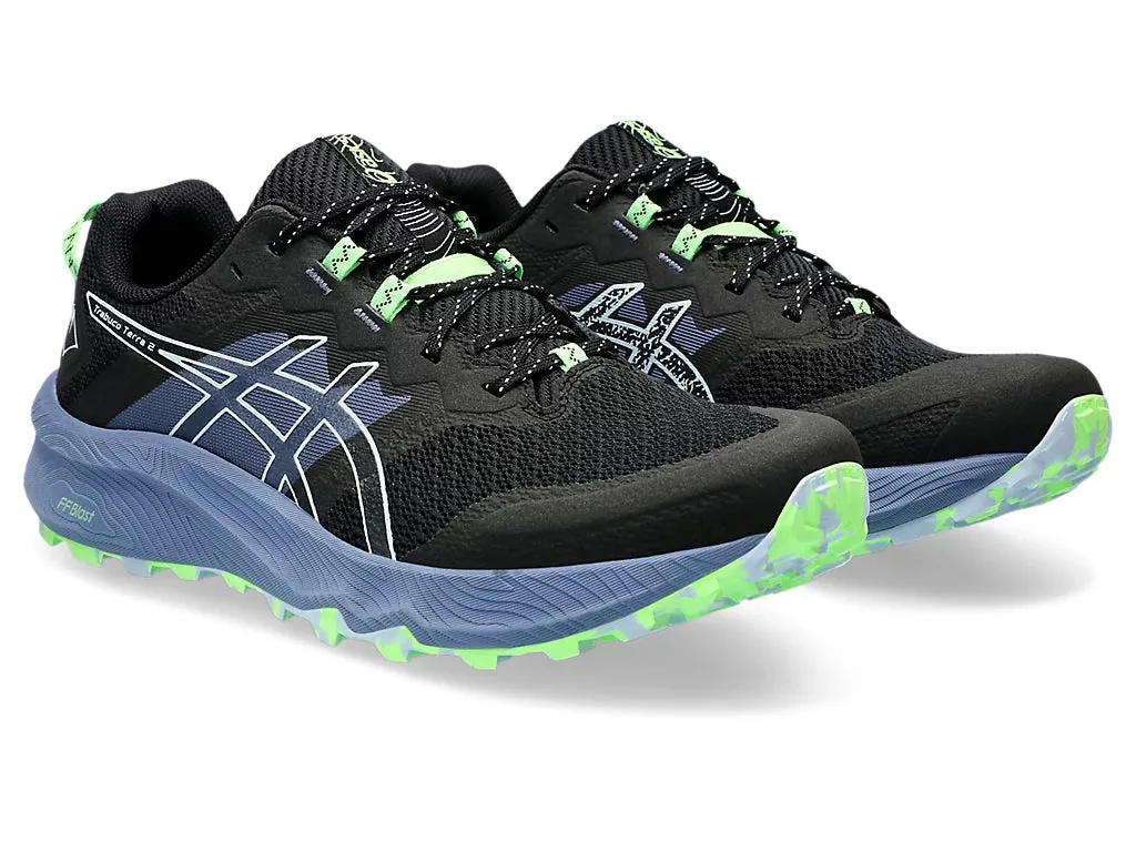 ASICS Trabuco Terra 2 (Black/Light Blue) Mens