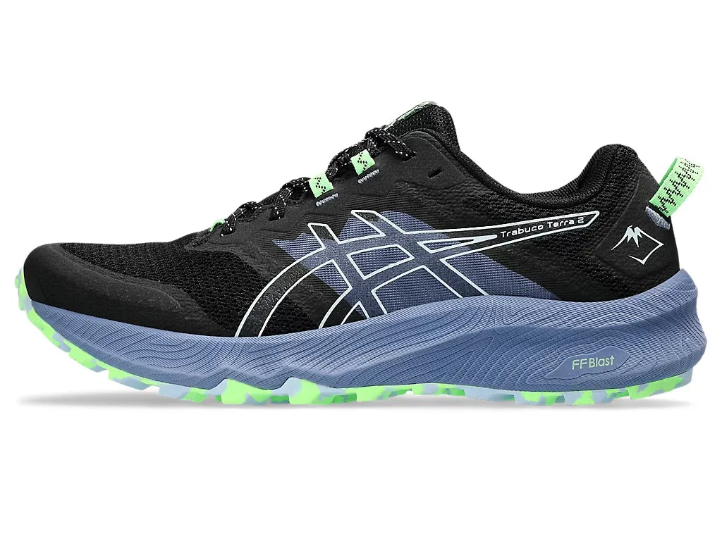 ASICS Trabuco Terra 2 (Black/Light Blue) Mens