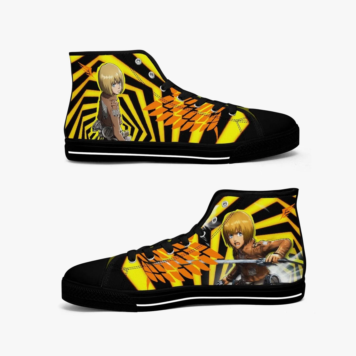 Attack On Titan Armin Arlert A-Star Mid Anime Shoes