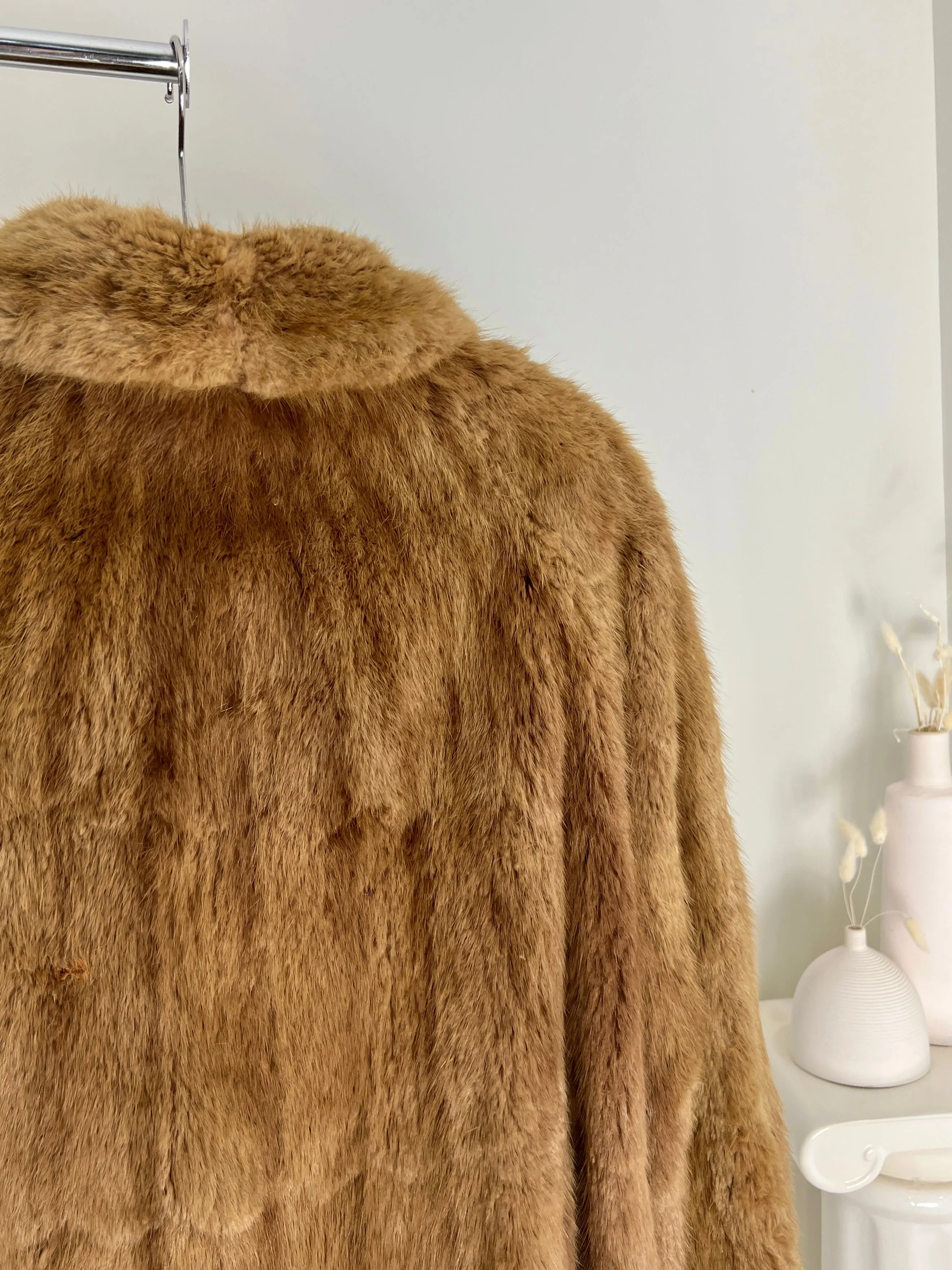 AUTHENTIC VINTAGE FOX FUR COAT