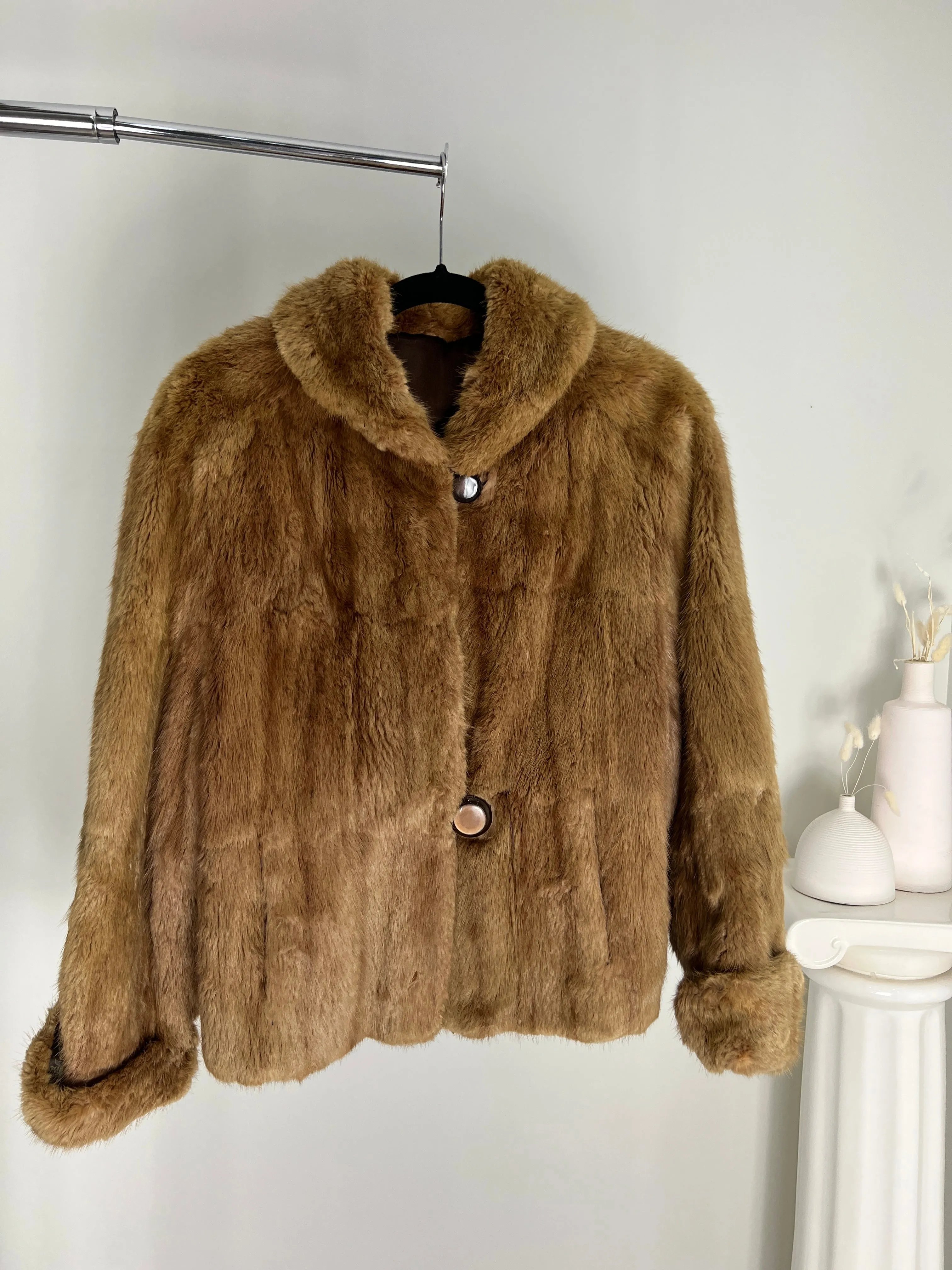 AUTHENTIC VINTAGE FOX FUR COAT