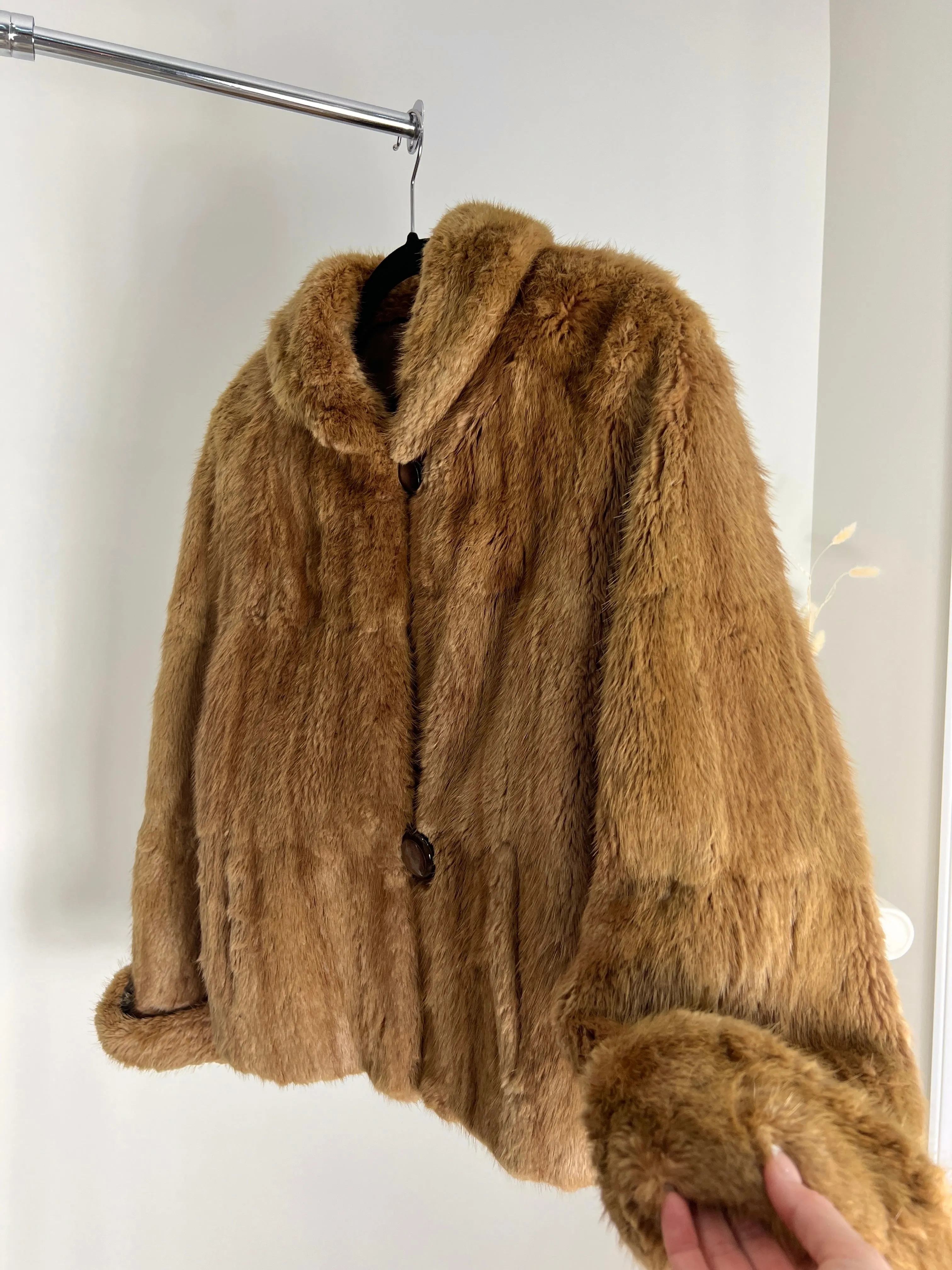 AUTHENTIC VINTAGE FOX FUR COAT