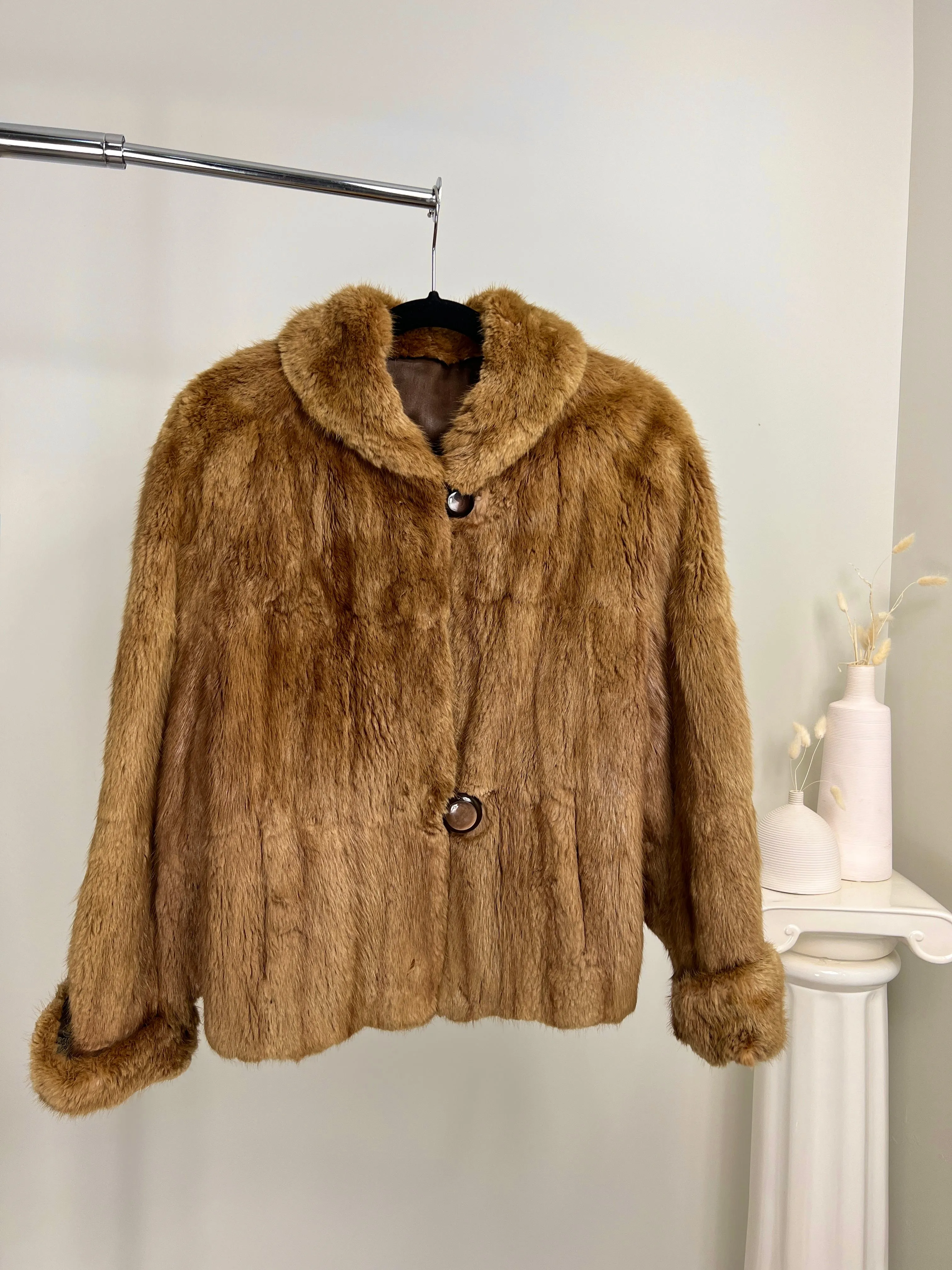 AUTHENTIC VINTAGE FOX FUR COAT