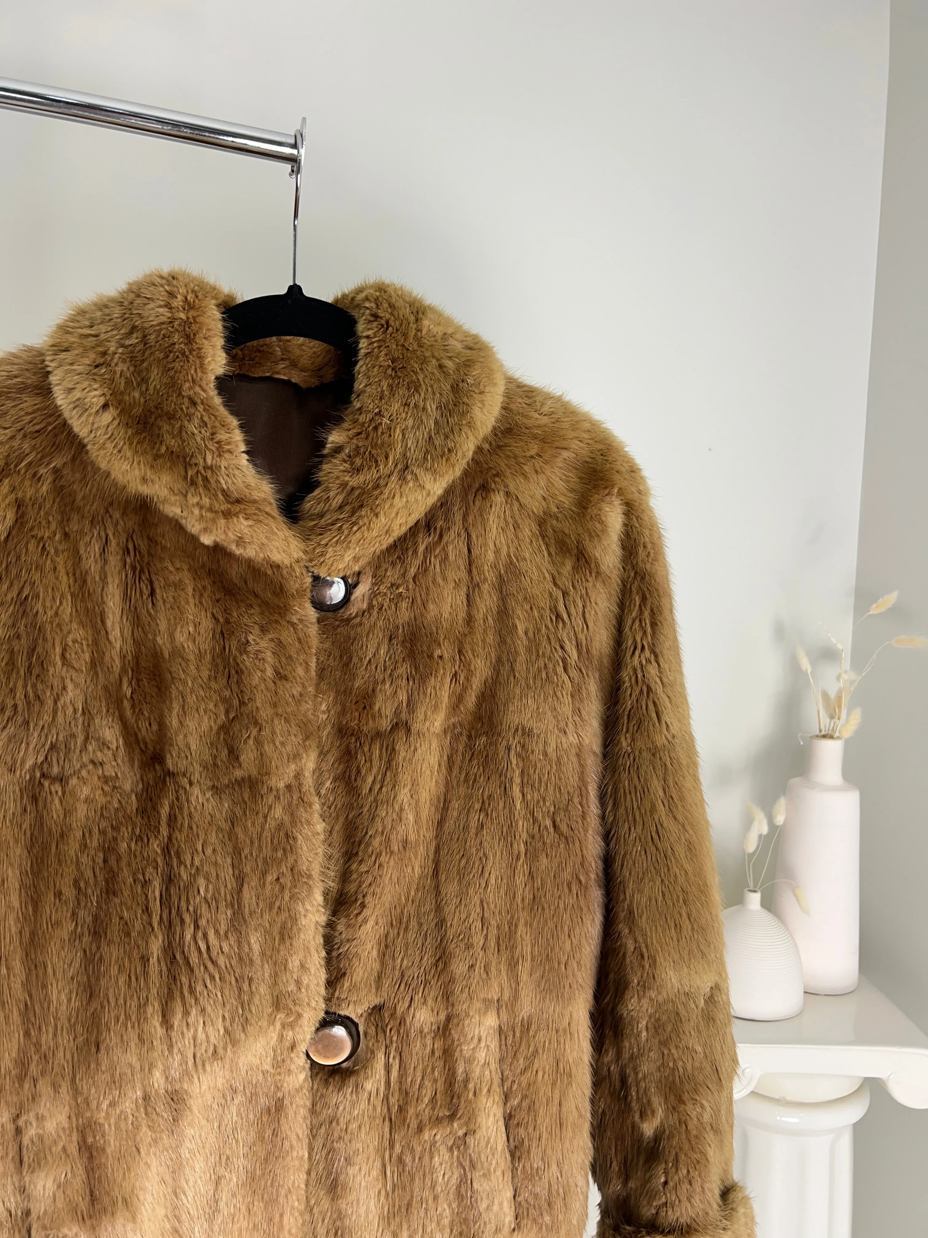 AUTHENTIC VINTAGE FOX FUR COAT