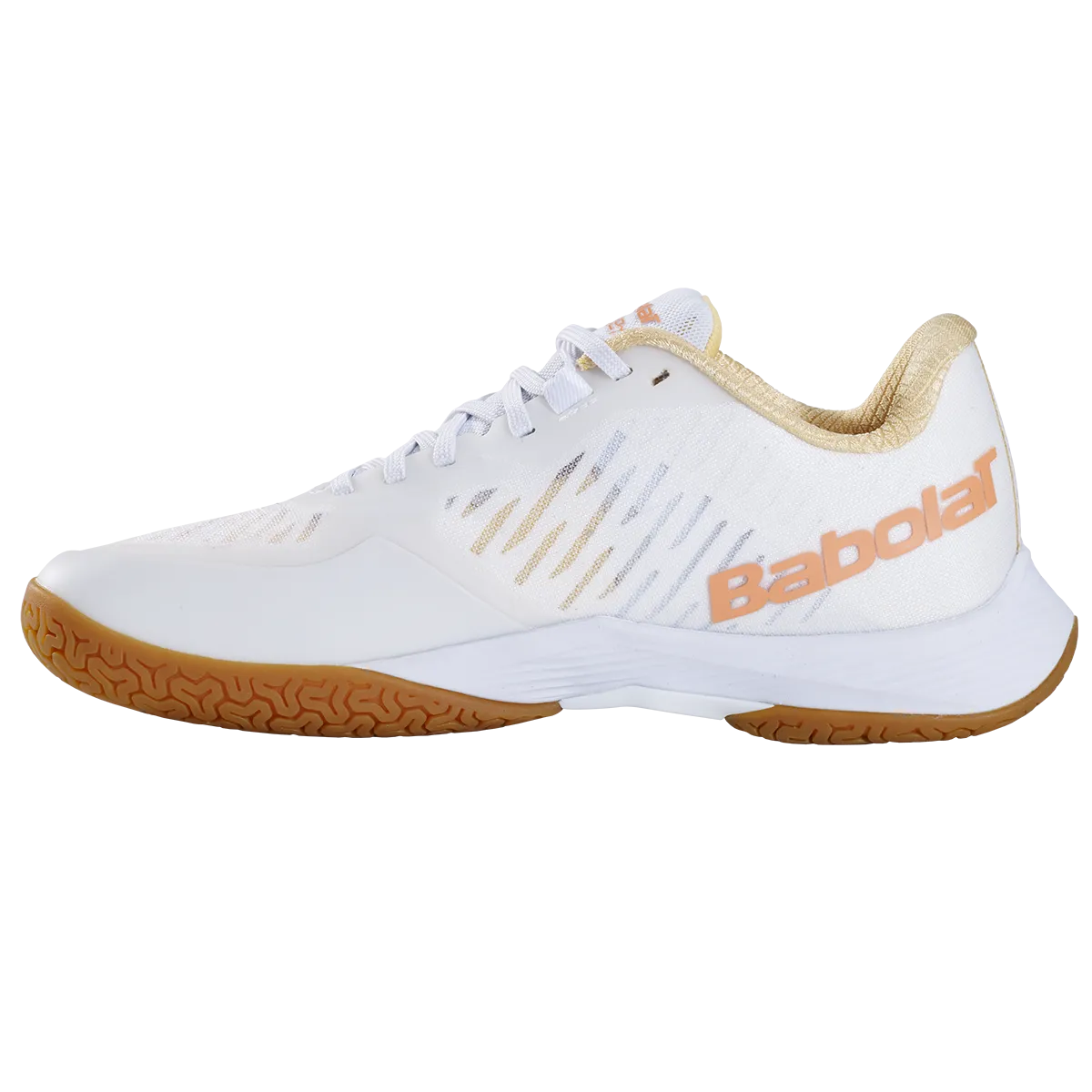 Babolat Women's Shadow Tour 5 Indoor Shoes White Yellow