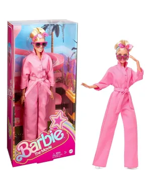 Barbie the Movie Collectible Doll, Margot Robbie As Barbie In Pink Power Jumpsuit