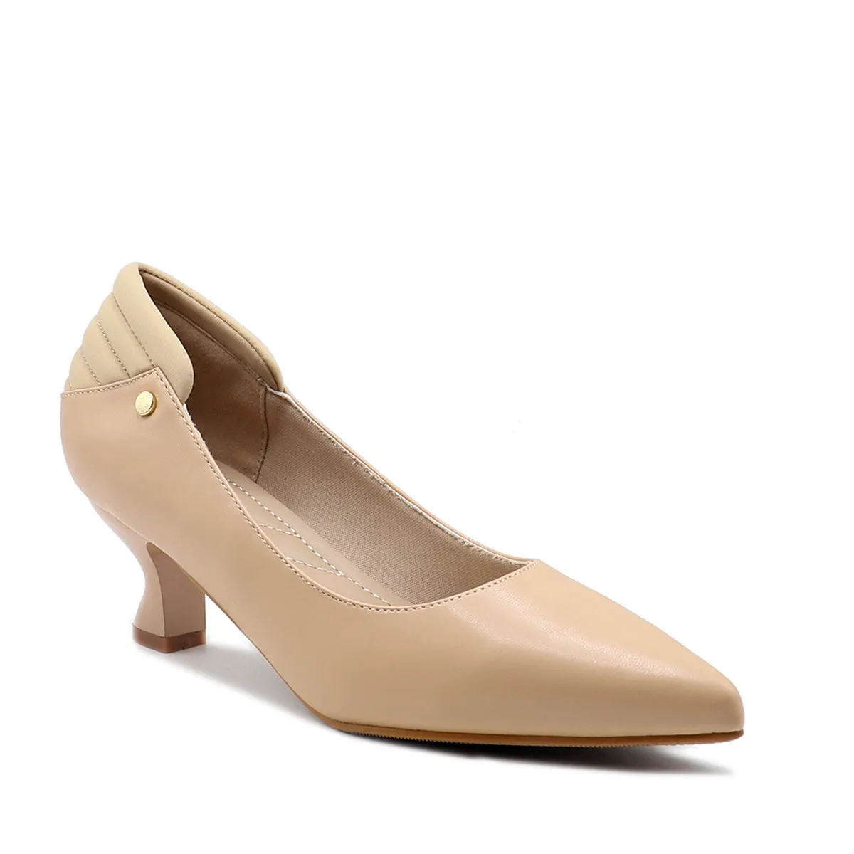 Beige Formal Court Shoes L00850016