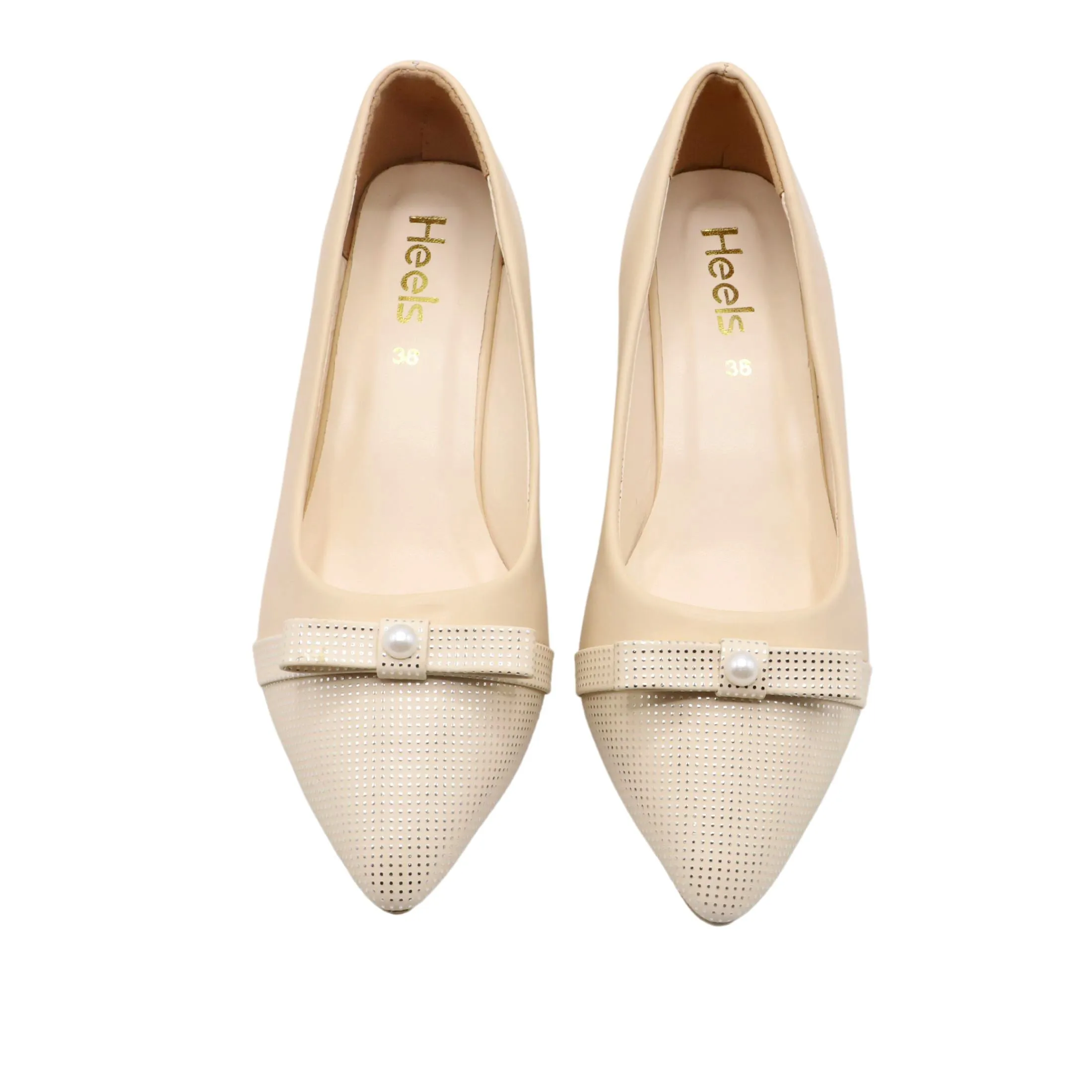 Beige Formal Court Shoes L00850047