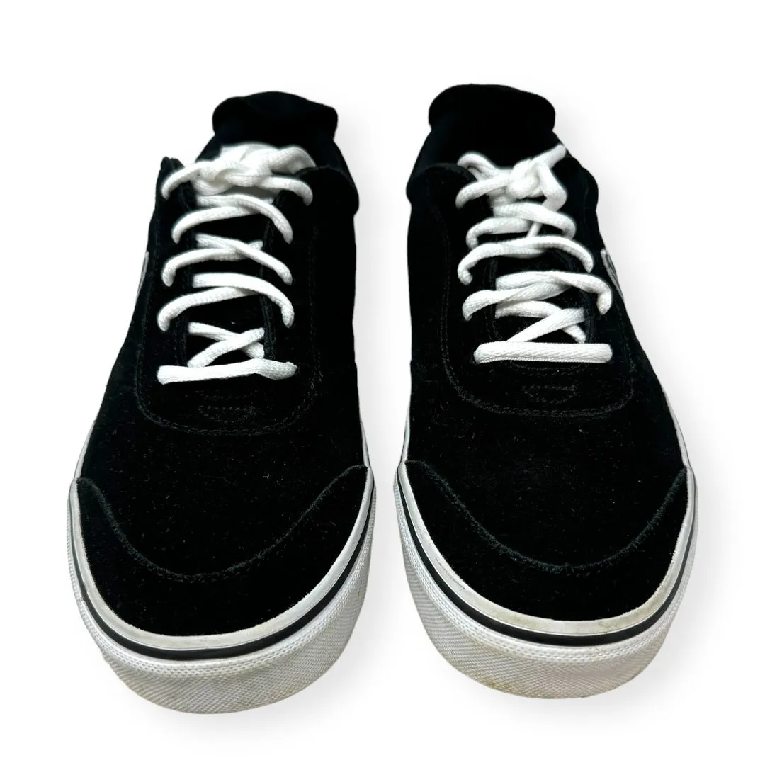 Black Shoes Athletic Vans, Size 8.5