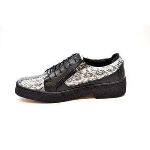 British Walkers Low Cut Men's Snake Skin Leather