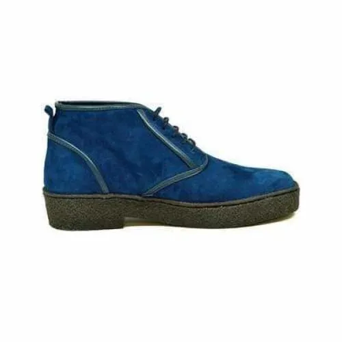 British Walkers Playboy Kaydence Men's Navy Blue Suede