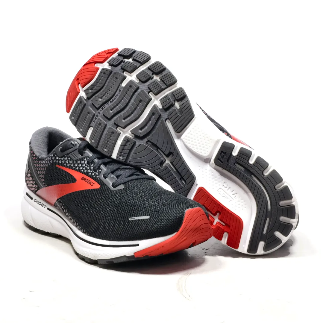 Brooks Ghost 14 Sport Shoes Fabric Black Colour For Men