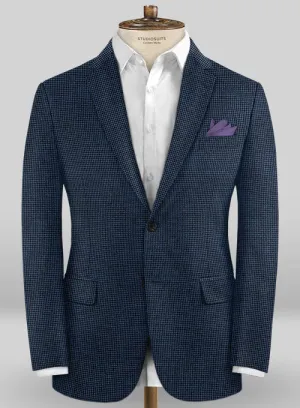 Caccioppoli Fresco Wool Blue Feorra Jacket