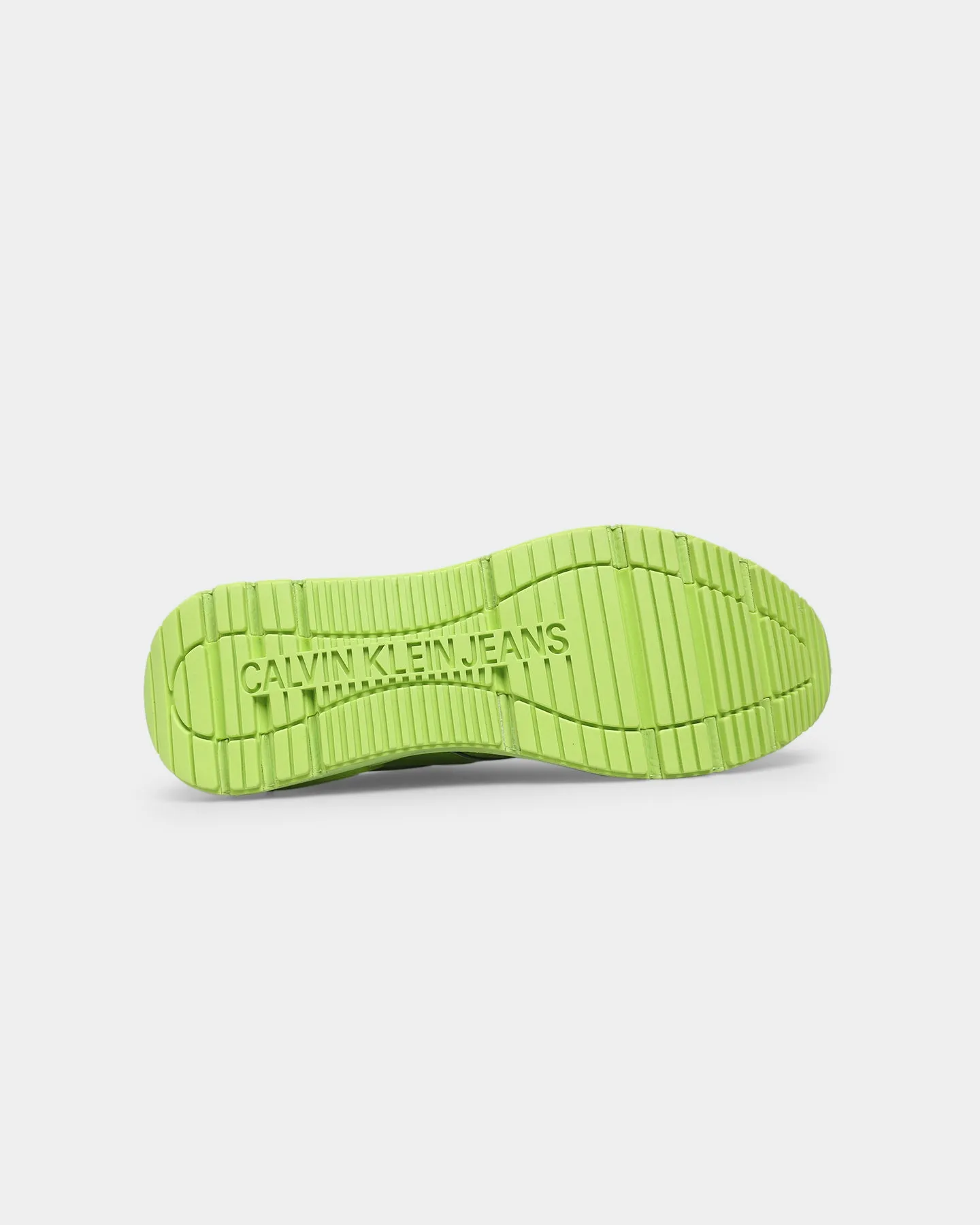 Calvin Klein Runner Lace Up Sneaker Snap Acid Lime