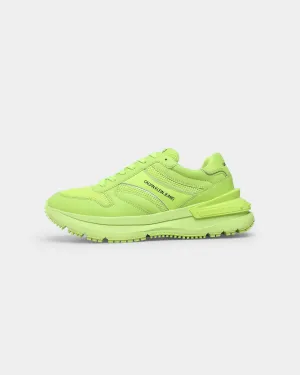 Calvin Klein Runner Lace Up Sneaker Snap Acid Lime