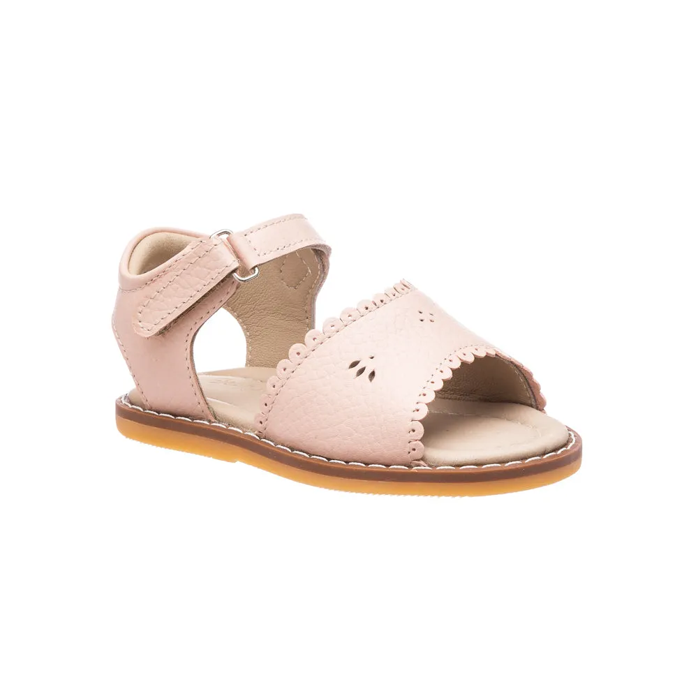 Classic Sandal with Scallop Toddlers Pink