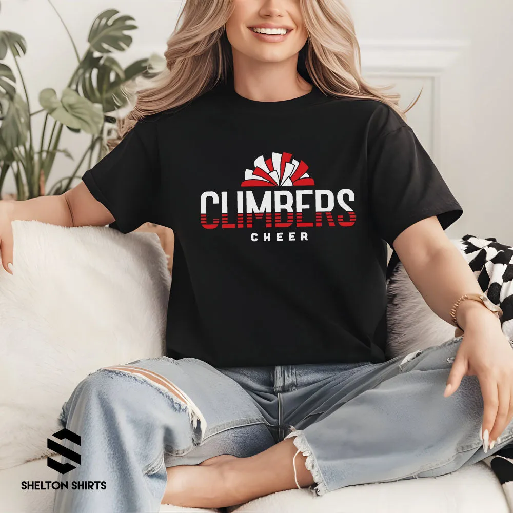 Climbers Cheer Pom Sweatshirt, Hoodie or T-shirt