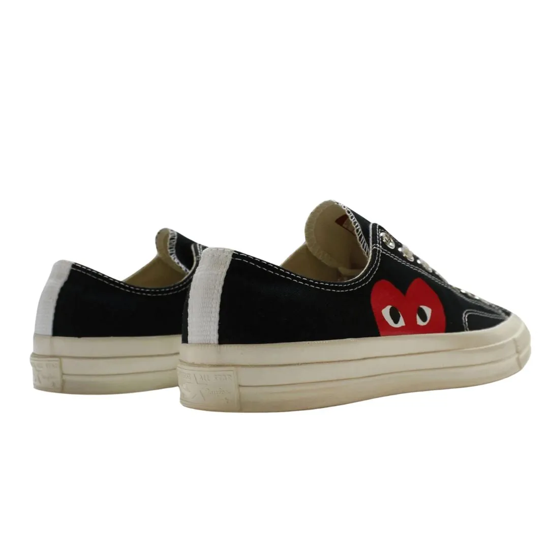 COMME DES GARÇONS PLAY CONVERSE CHUCK TAYLOR LOW BLACK