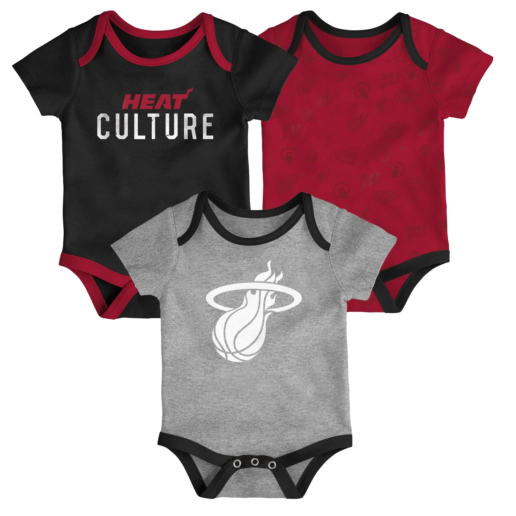 Court Culture HEAT Culture Infant Onesie 3-Pack