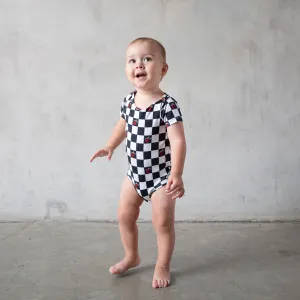 Court Culture X Everyday Leisure Checkerboard Bodysuit