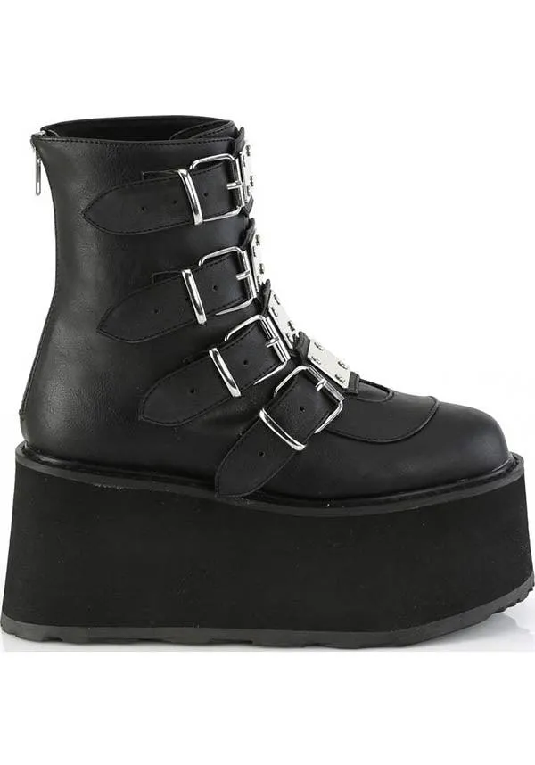 DAMNED-105 [Black] | PLATFORM BOOTS [PREORDER]