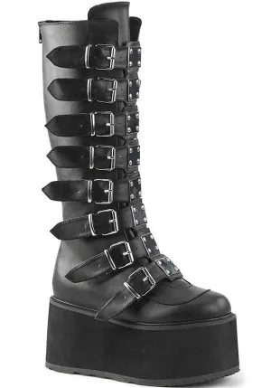 DAMNED-318 [Black] | PLATFORM BOOTS [PREORDER]