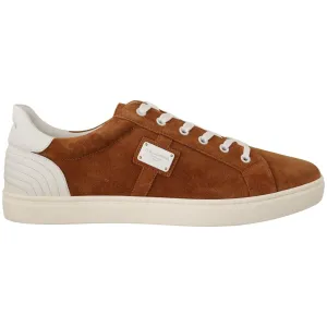 Dolce & Gabbana Elegant Two-Tone Leather Sneakers