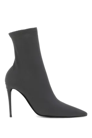 Dolce & gabbana stretch jersey ankle boots