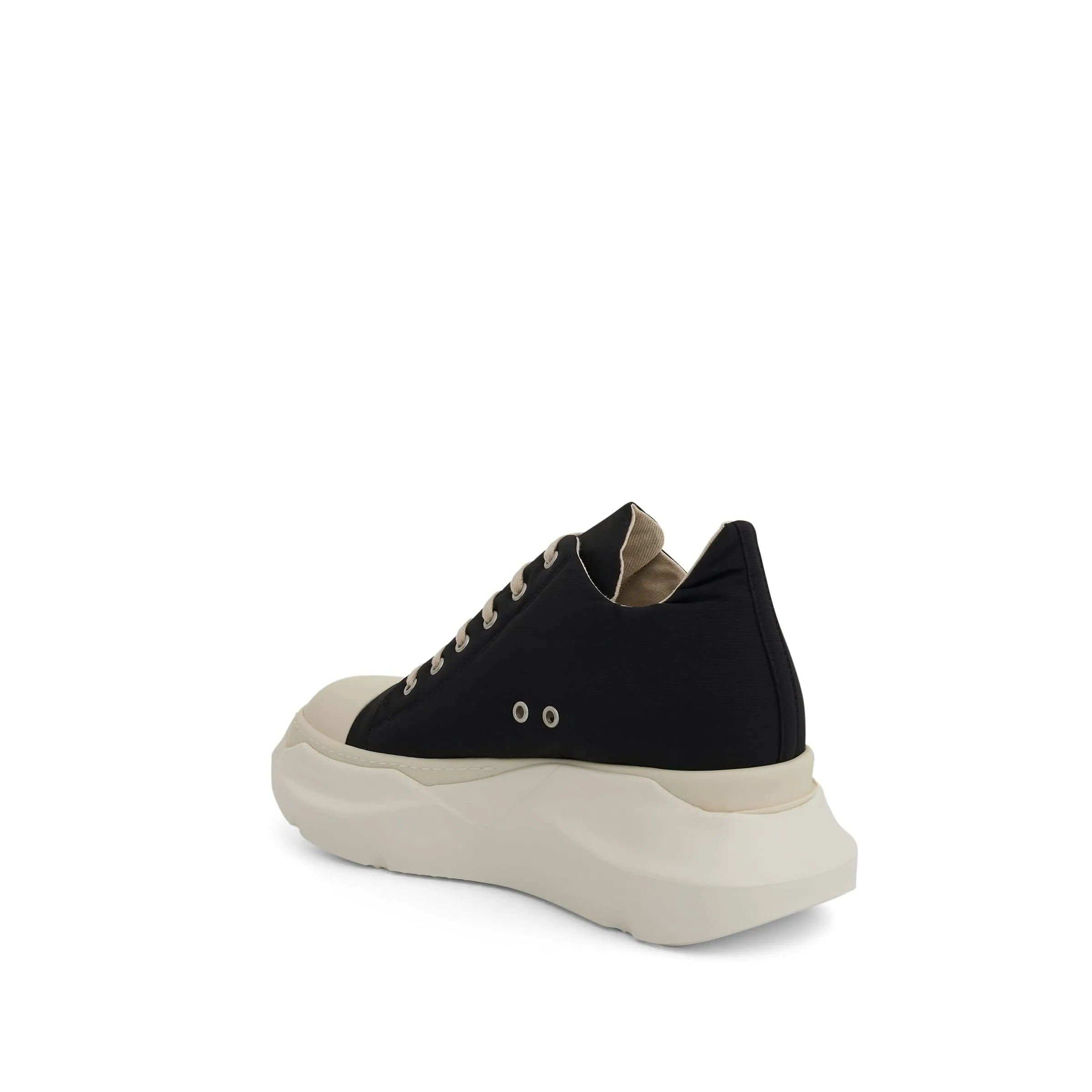 DRKSHDW Abstract Low Woven Sneakers in Black/Milk