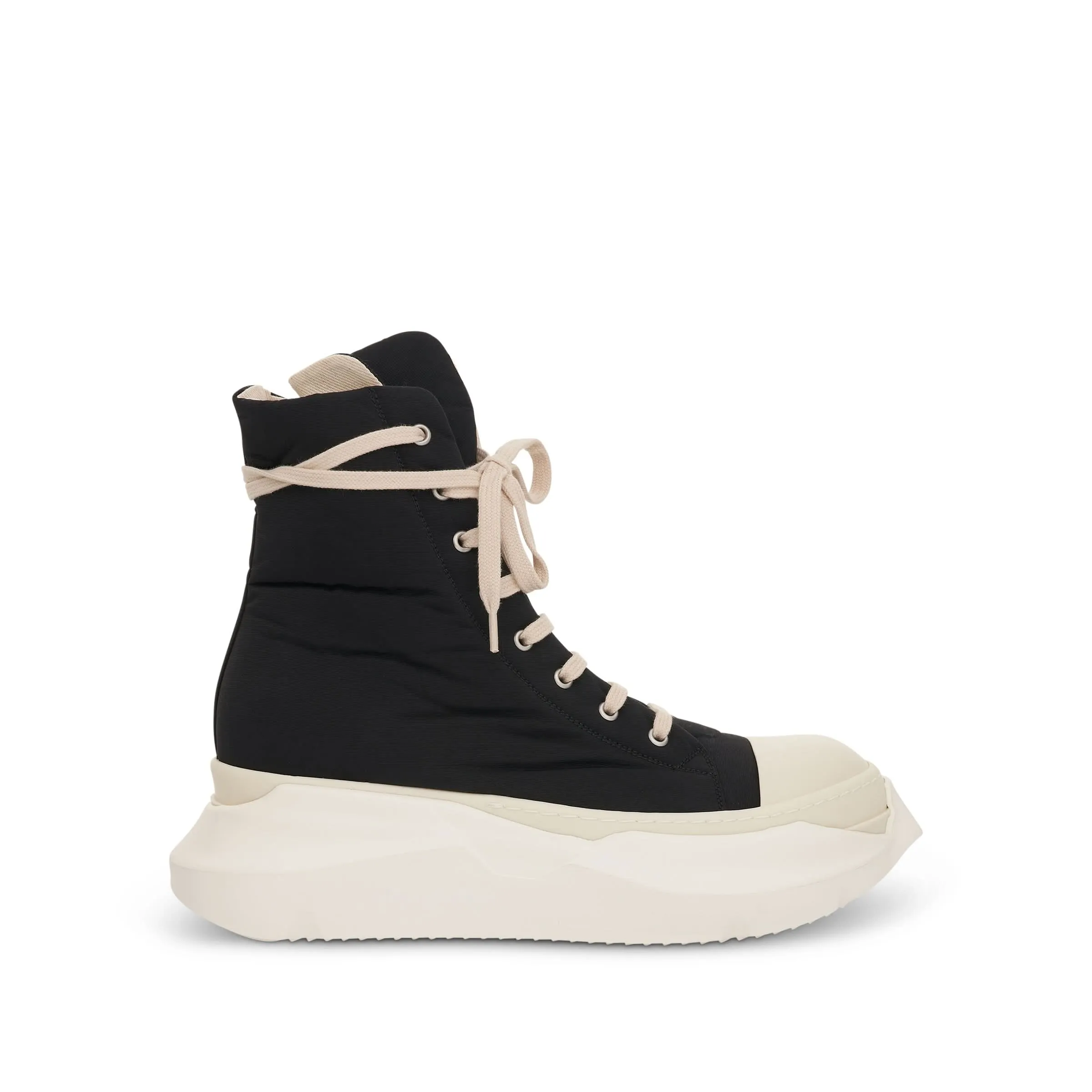 DRKSHDW Abstract Woven Sneakers in Black/Milk