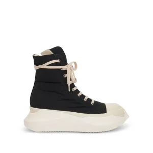 DRKSHDW Abstract Woven Sneakers in Black/Milk