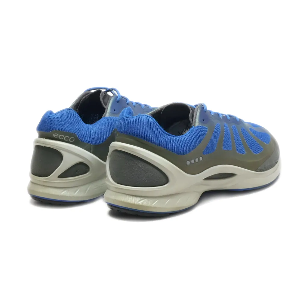 Ecco Biom Sport Shoes Fabric Blue Colour For Men