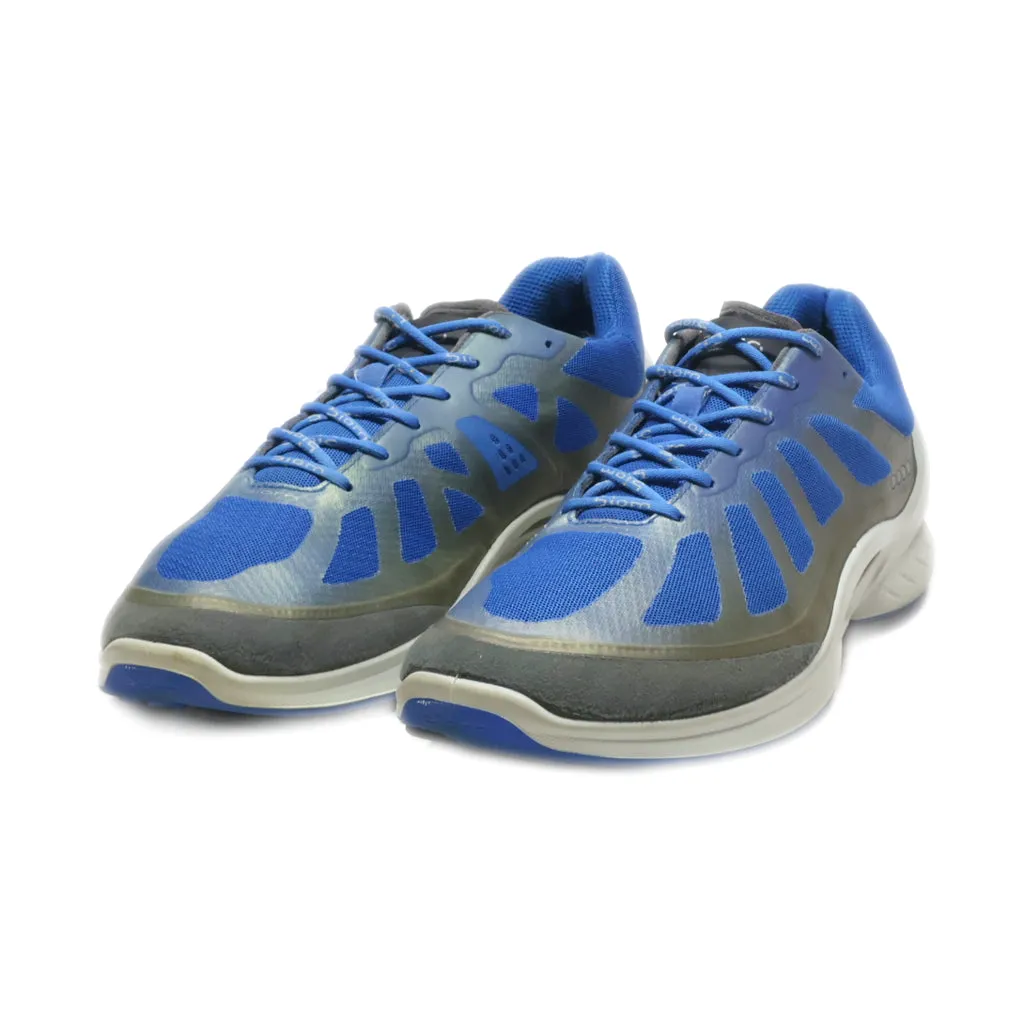 Ecco Biom Sport Shoes Fabric Blue Colour For Men