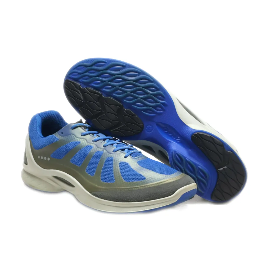 Ecco Biom Sport Shoes Fabric Blue Colour For Men