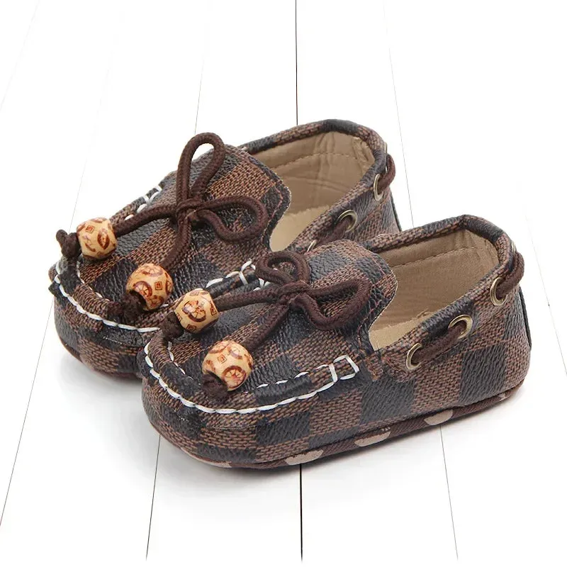 Exclusive Korean Babi Moccasins for Non-slip First Walkers Toddler Loafers Baby Girls Boys Crib Shoes