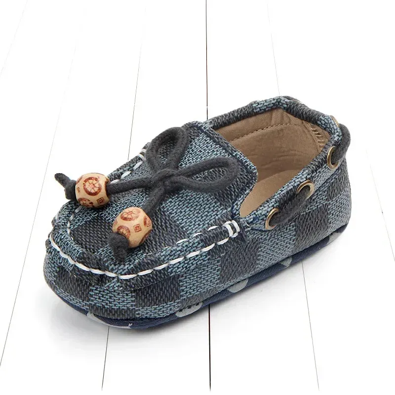 Exclusive Korean Babi Moccasins for Non-slip First Walkers Toddler Loafers Baby Girls Boys Crib Shoes