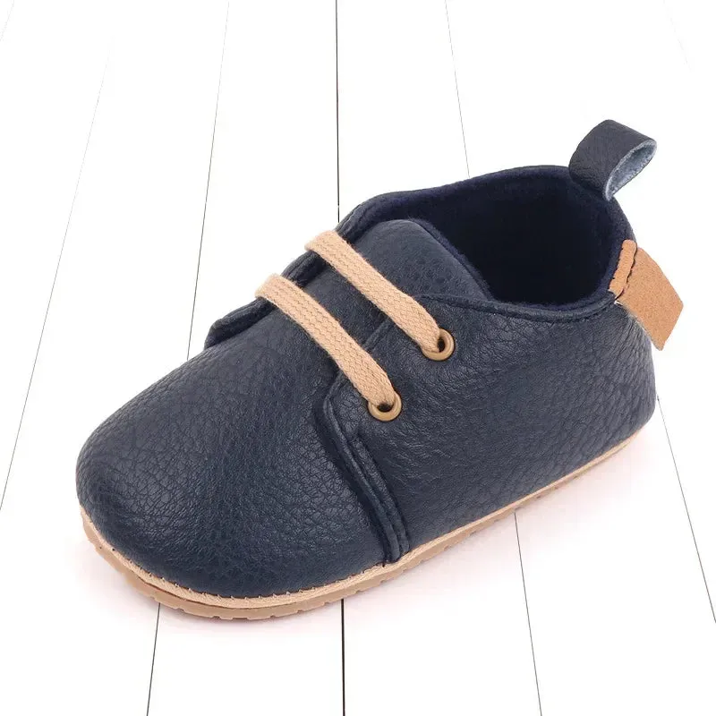 Exclusive Korean Babi Moccasins for Non-slip First Walkers Toddler Loafers Baby Girls Boys Crib Shoes