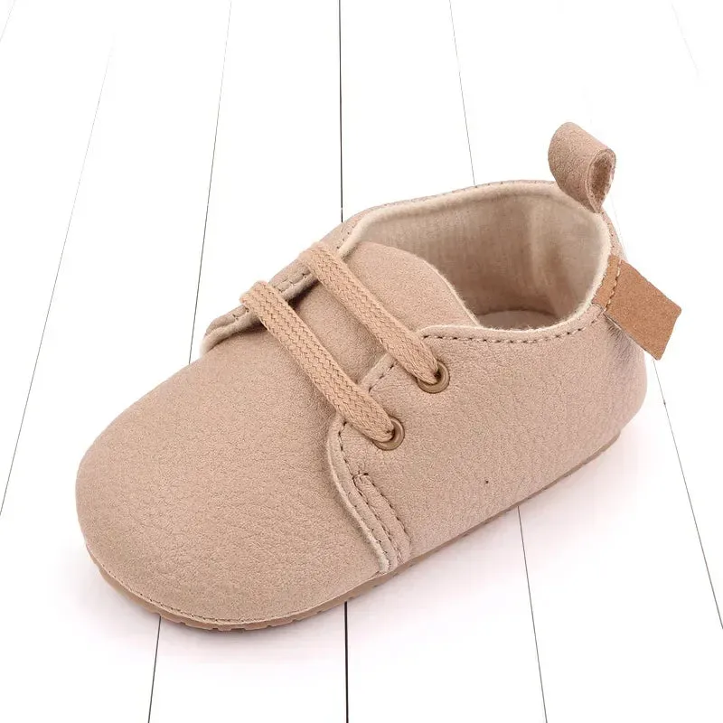 Exclusive Korean Babi Moccasins for Non-slip First Walkers Toddler Loafers Baby Girls Boys Crib Shoes